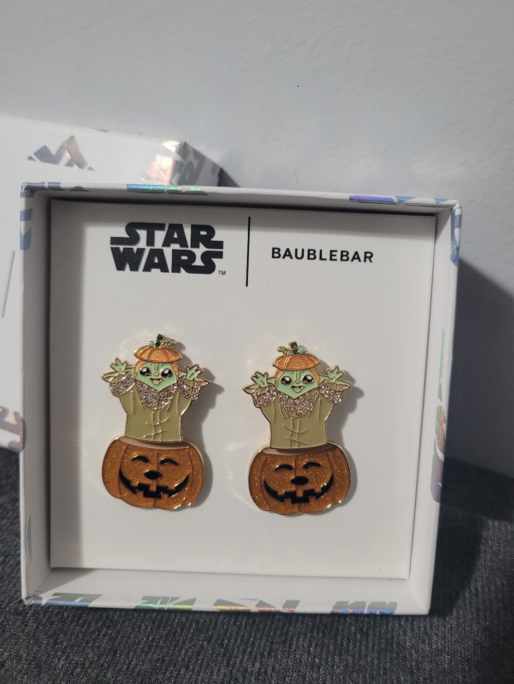 Grogu Pumpkin Earrings